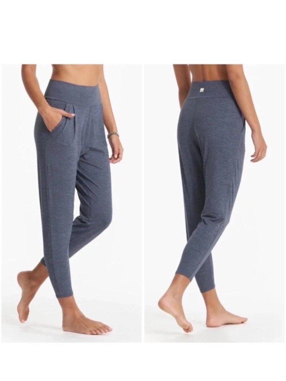 Vuori Women's Lux at Ease Harem Style Grey/Blue Pants Size XS
